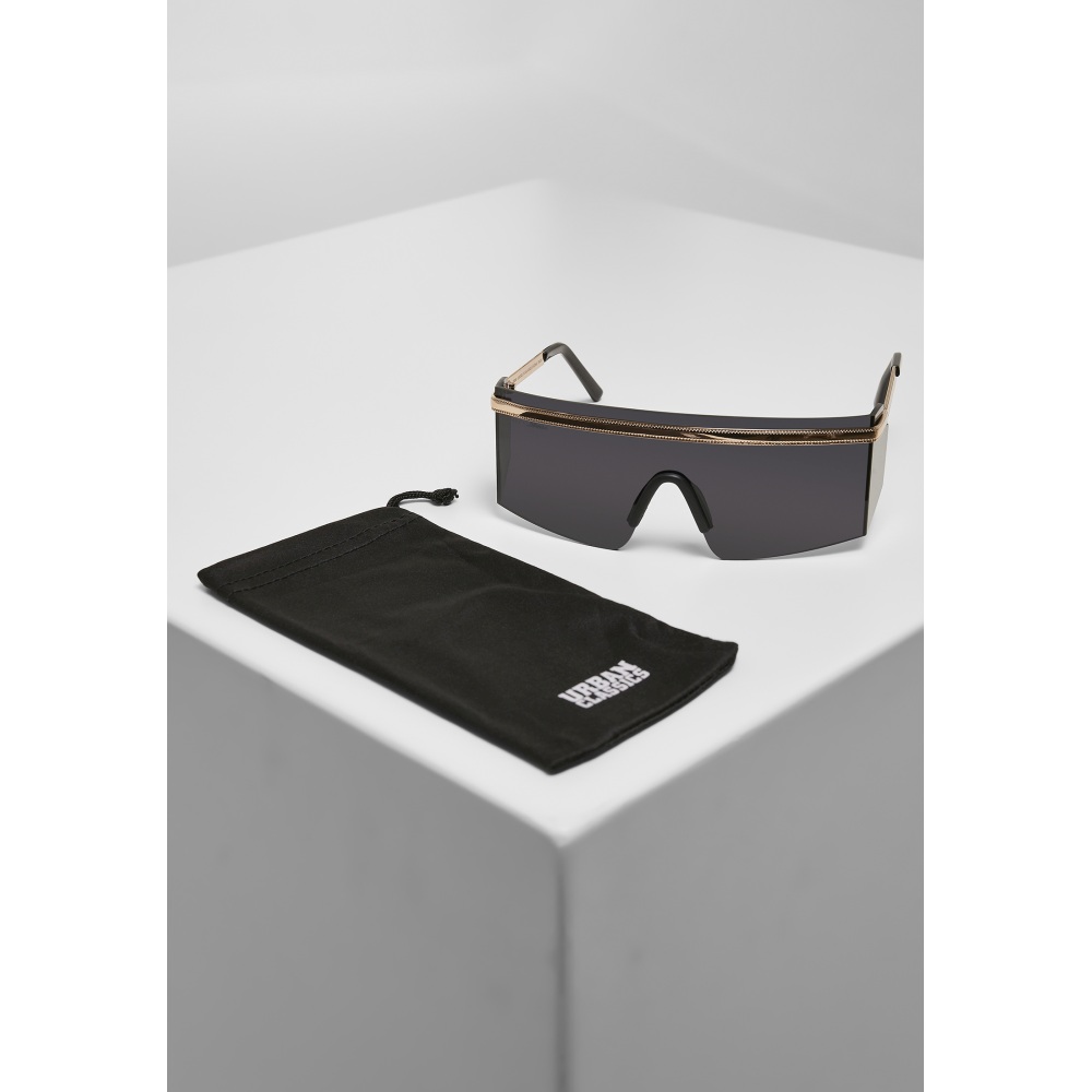 Urban Classics - Sardinia Des lunettes de soleil - Noir/Couleur or